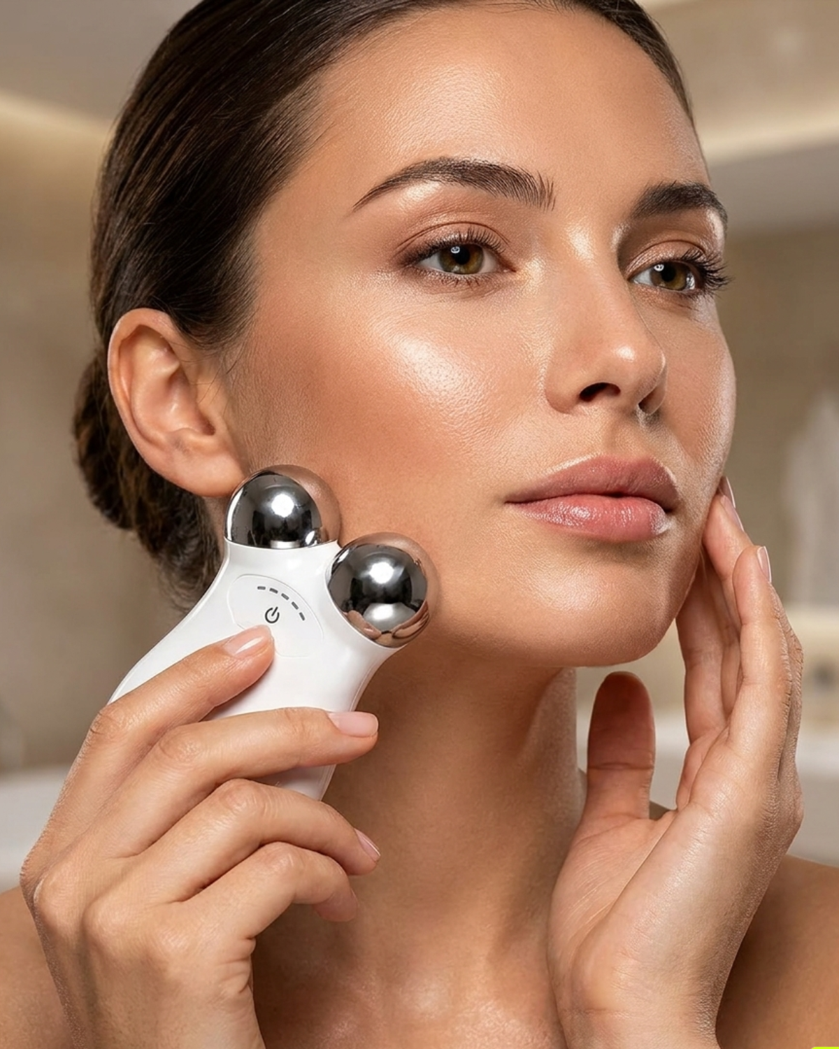 Lifting Facial en Casa 💎 | Masajeador de Microcorriente Reafirmante y Antiarrugas