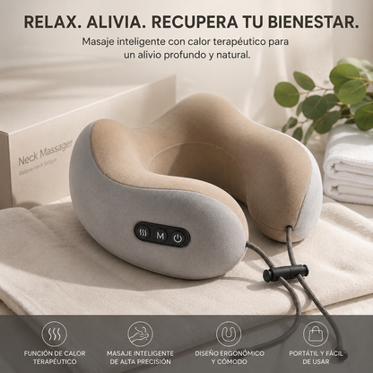 Almohada Cervical Masajeadora™ | Adiós Tensión, Estrés y Rigidez