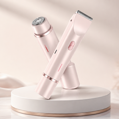 Depiladora 2en1 | Gloura™ 💎 Piel Suave y sin Irritación en 20 Segundos · Zona Bikini, Axilas, Rostro y Cuerpo.