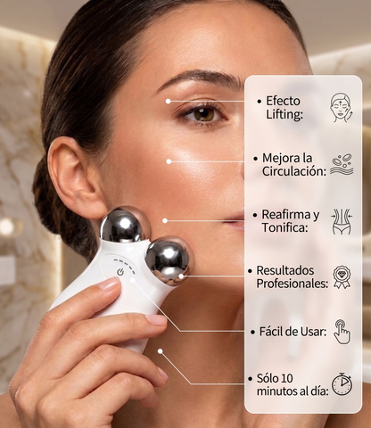 Lifting Facial en Casa 💎 | Masajeador de Microcorriente Reafirmante y Antiarrugas