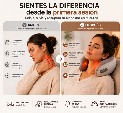 Almohada Cervical Masajeadora™ | Adiós Tensión, Estrés y Rigidez